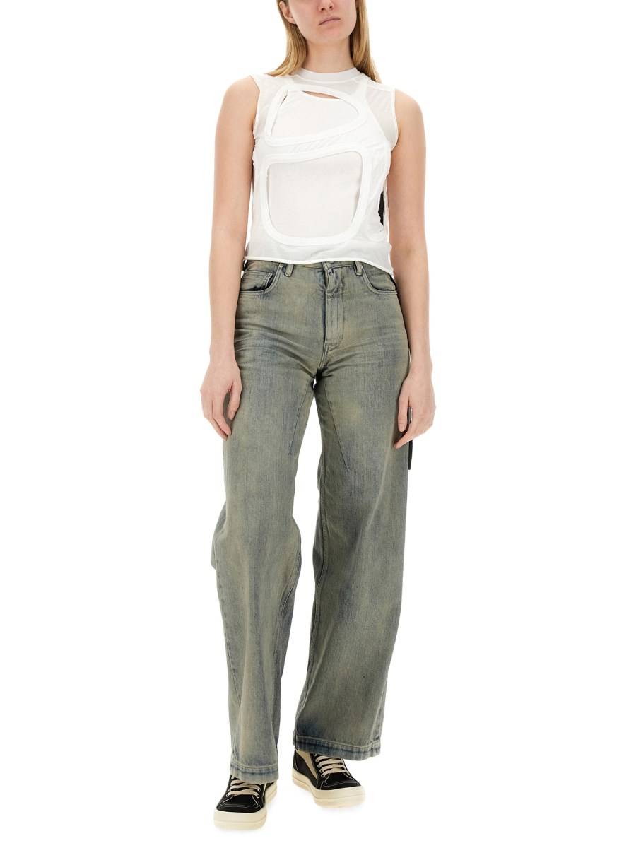 RICK OWENS DRKSHDW JEANS STRAIGHT LEG