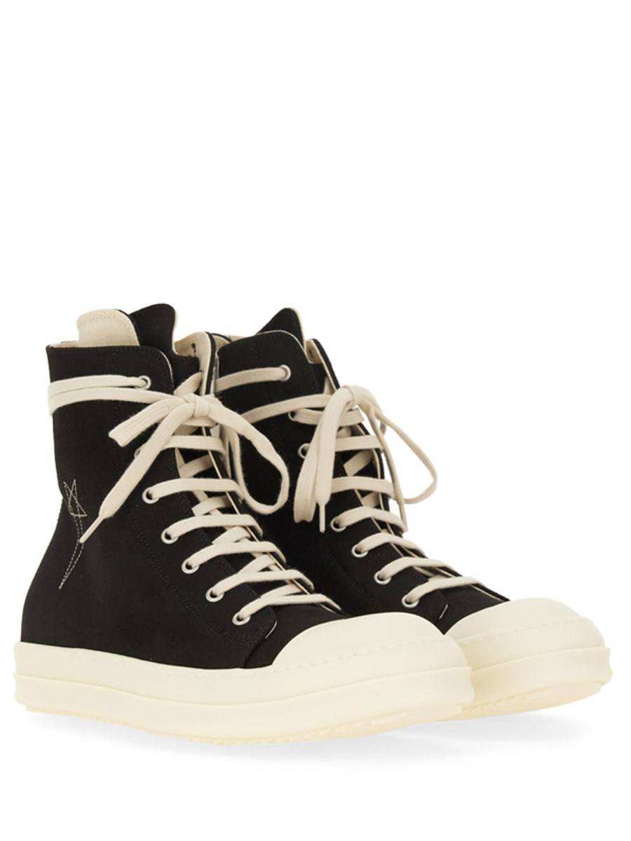 RICK OWENS DRKSHDW SNEAKER ALTA IN DENIM DI COTONE
