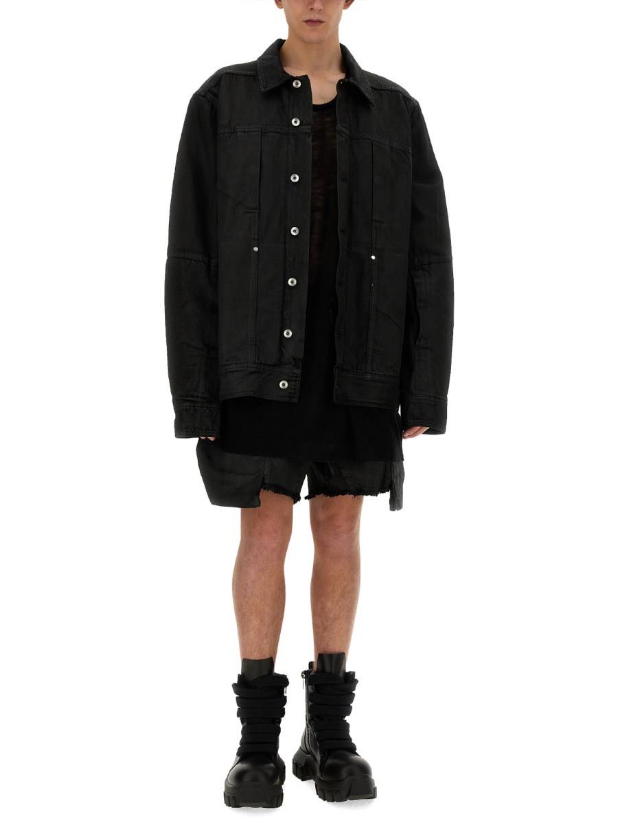 RICK OWENS GIACCA IN DENIM