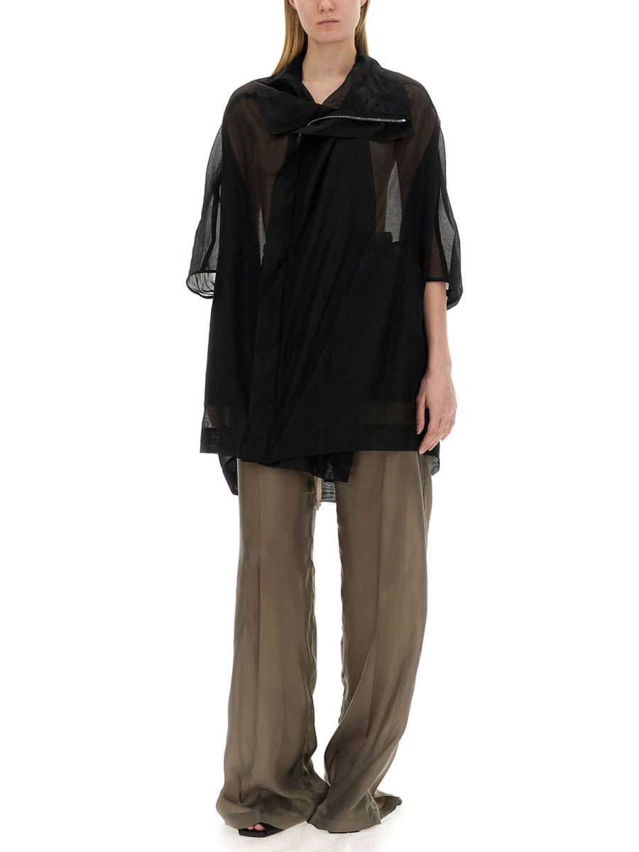 RICK OWENS GIACCA SAILBIKER IN TESSUTO TECNICO