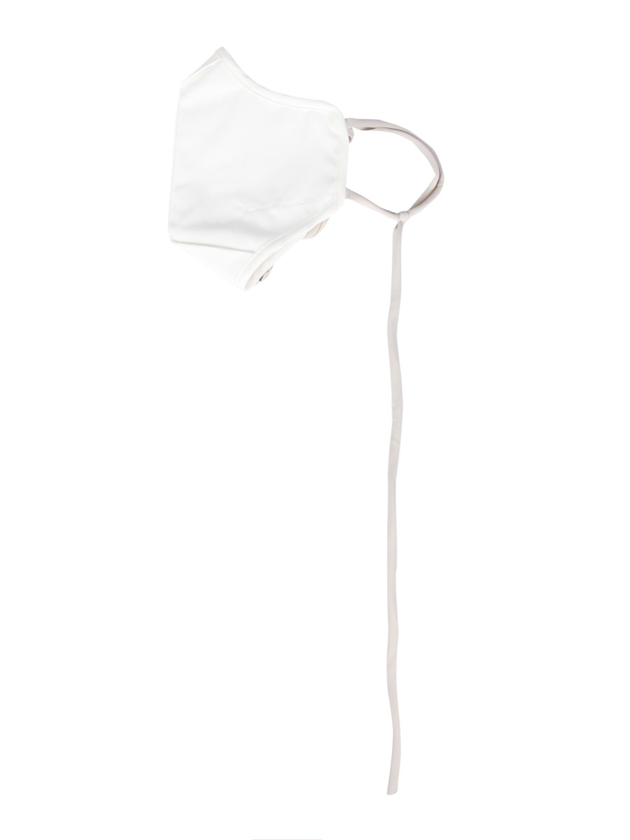 RICK OWENS MASCHERINA IN COTONE CON LOGO