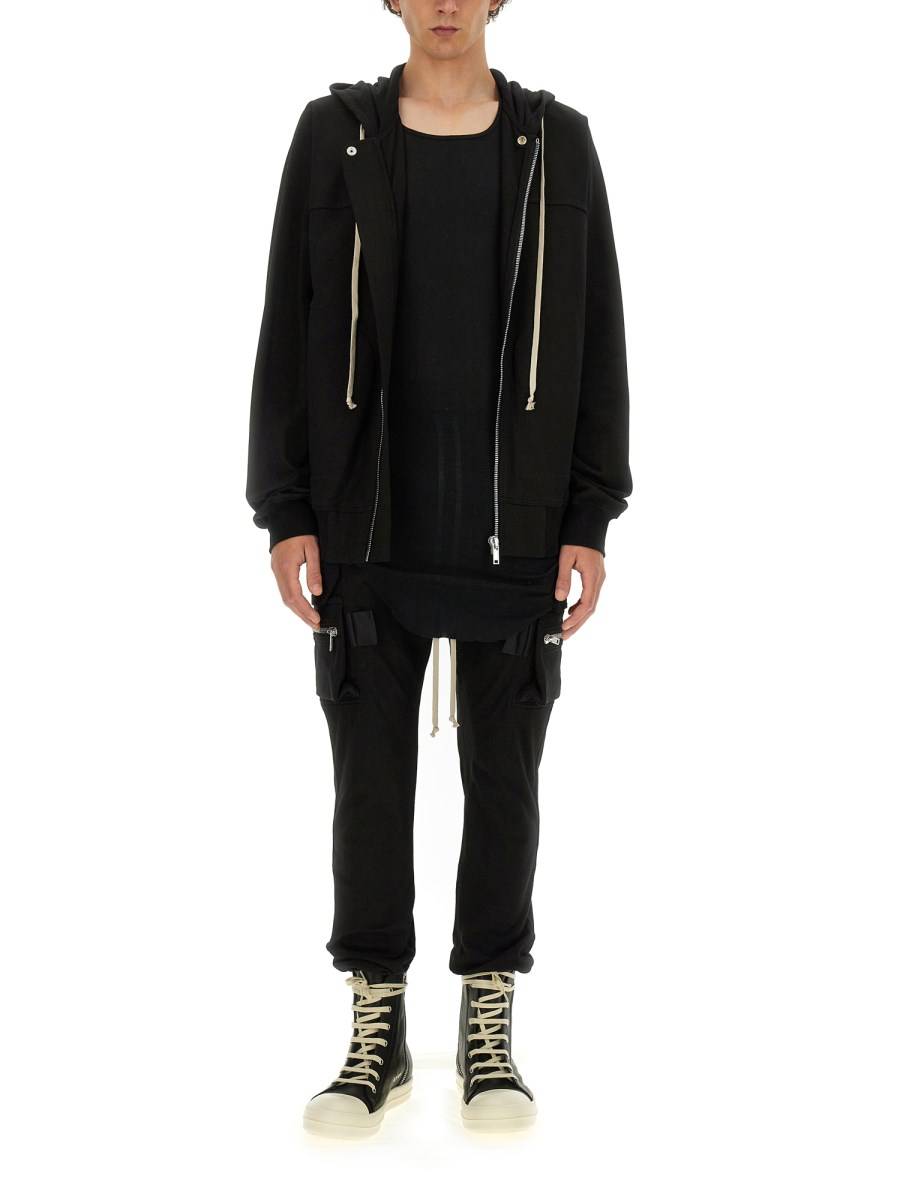 RICK OWENS PANTALONE CARGO IN COTONE