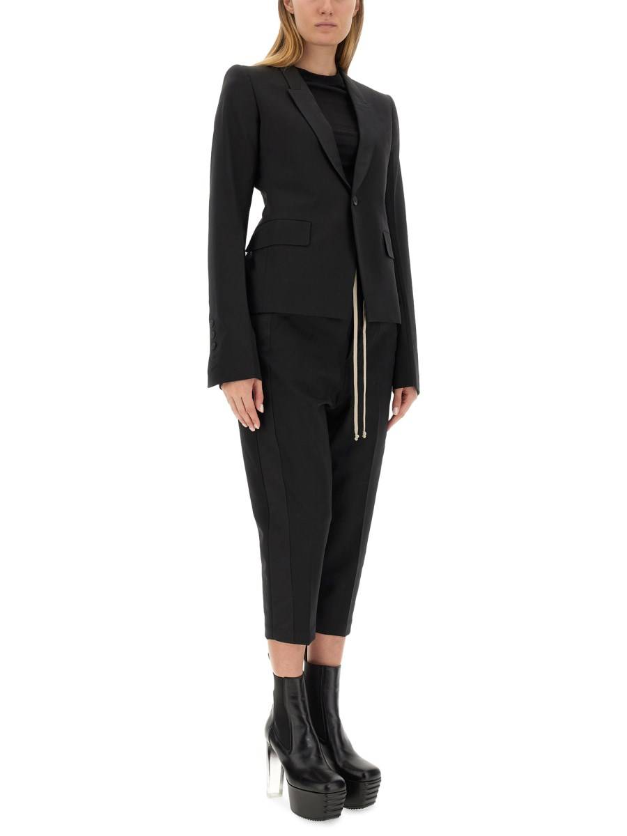 RICK OWENS PANTALONE DRAWSTRING ASTAIRES IN LANA