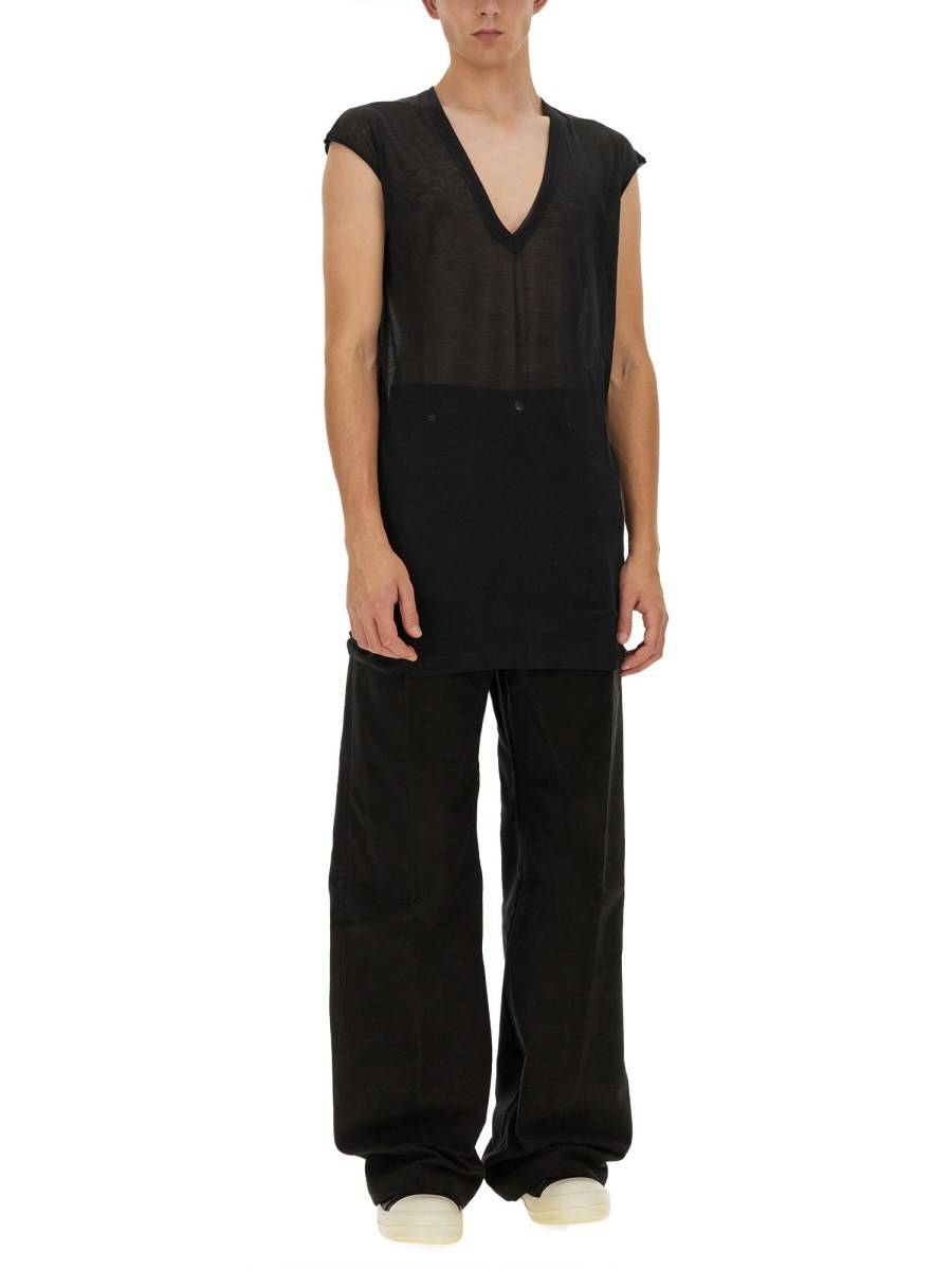 RICK OWENS PANTALONE IN COTONE