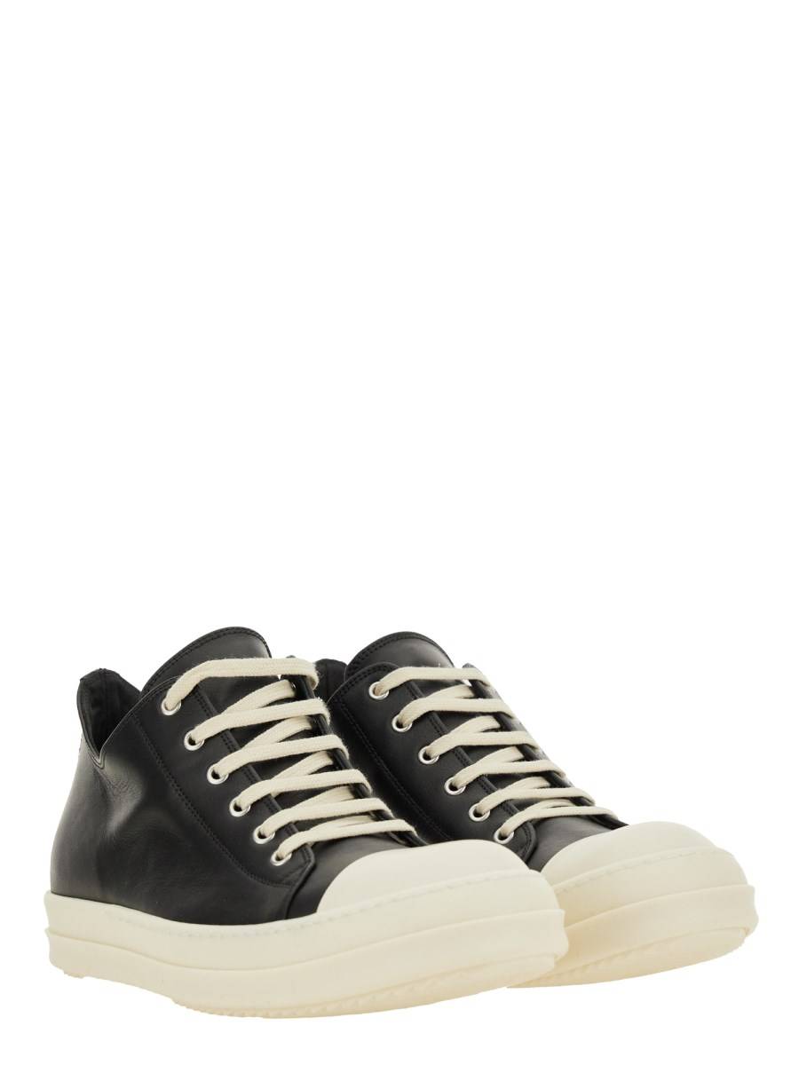 RICK OWENS SNEAKER LOW TOP IN PELLE