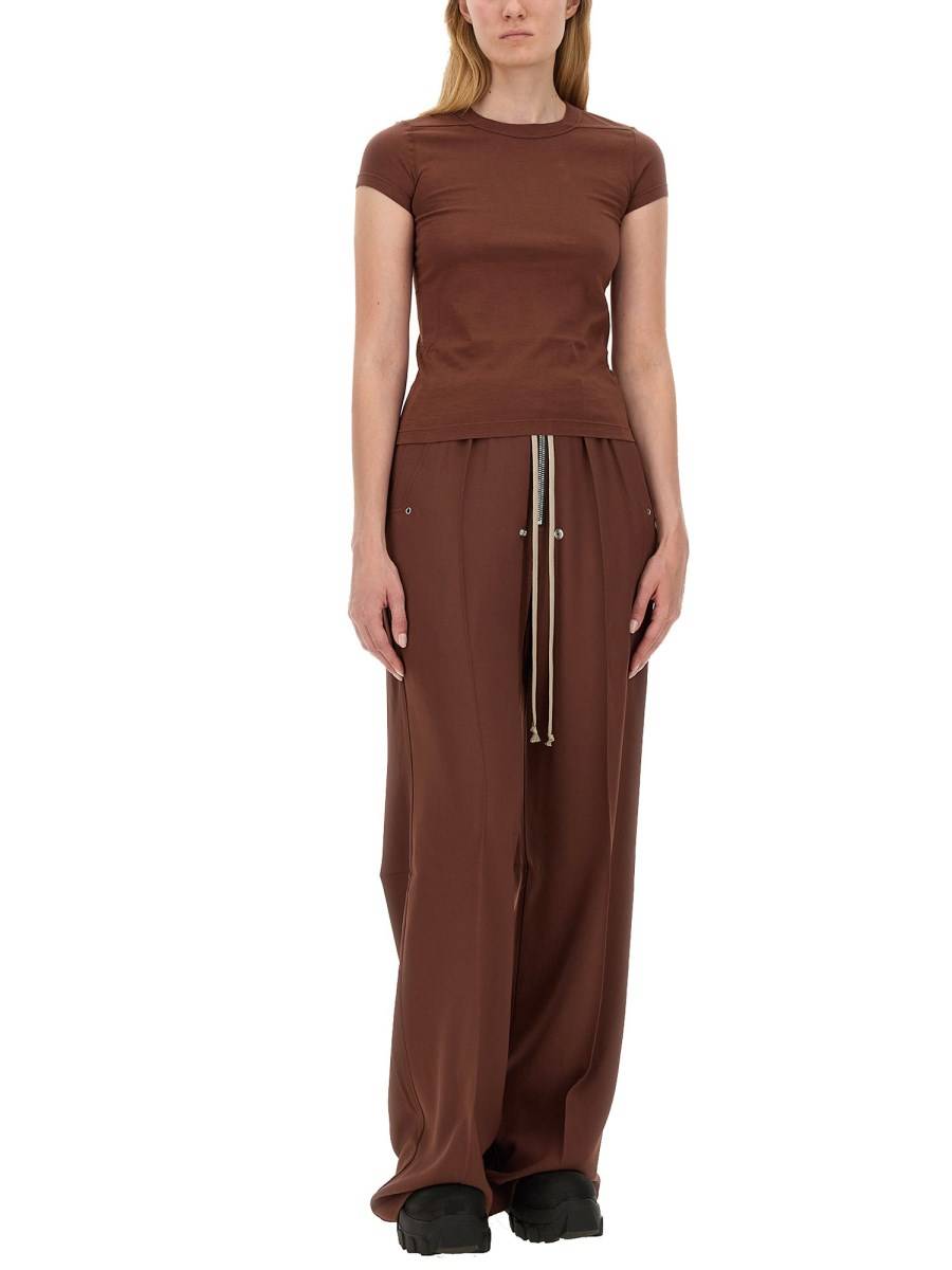 RICK OWENS T-SHIRT IN COTONE