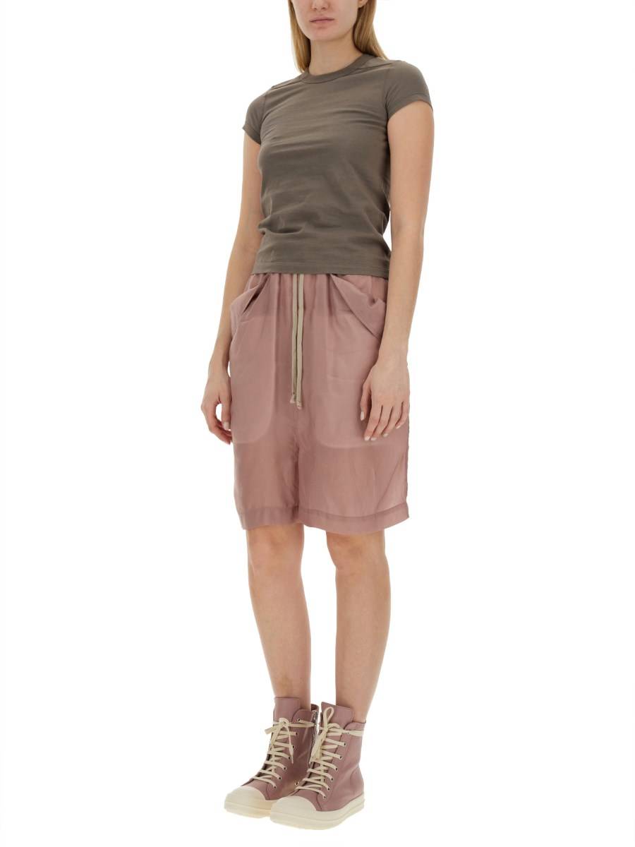 RICK OWENS T-SHIRT IN COTONE