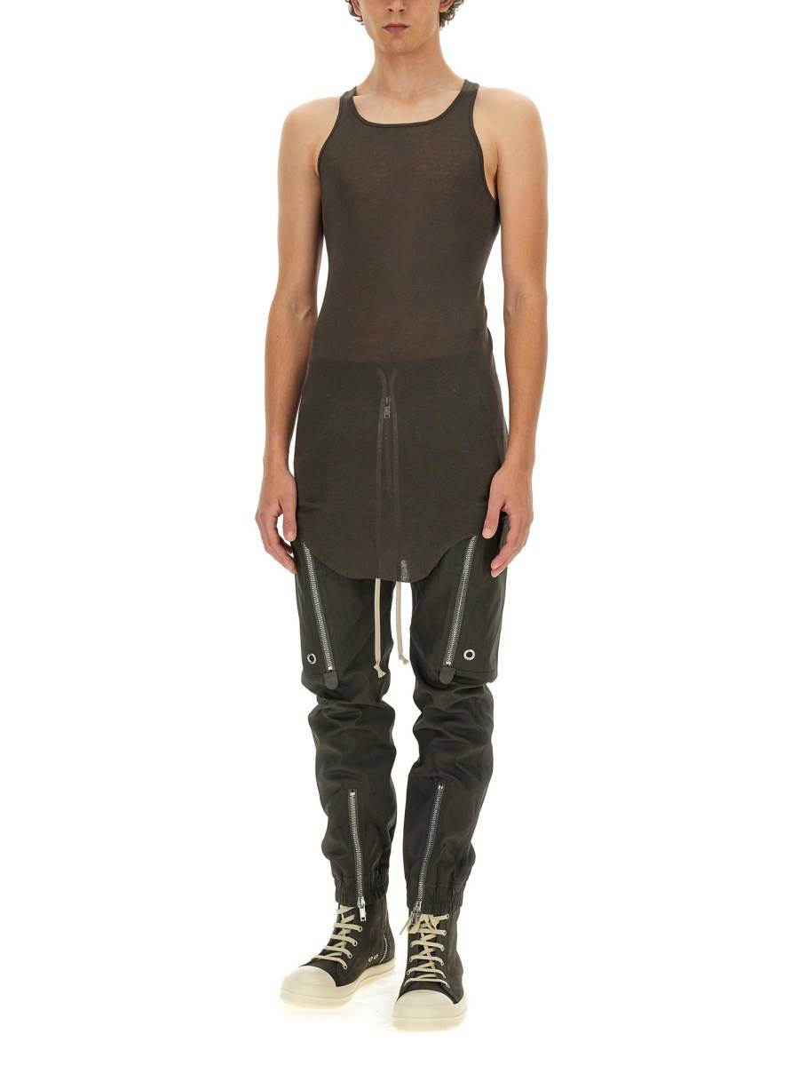 RICK OWENS TANK TOP IN COTONE