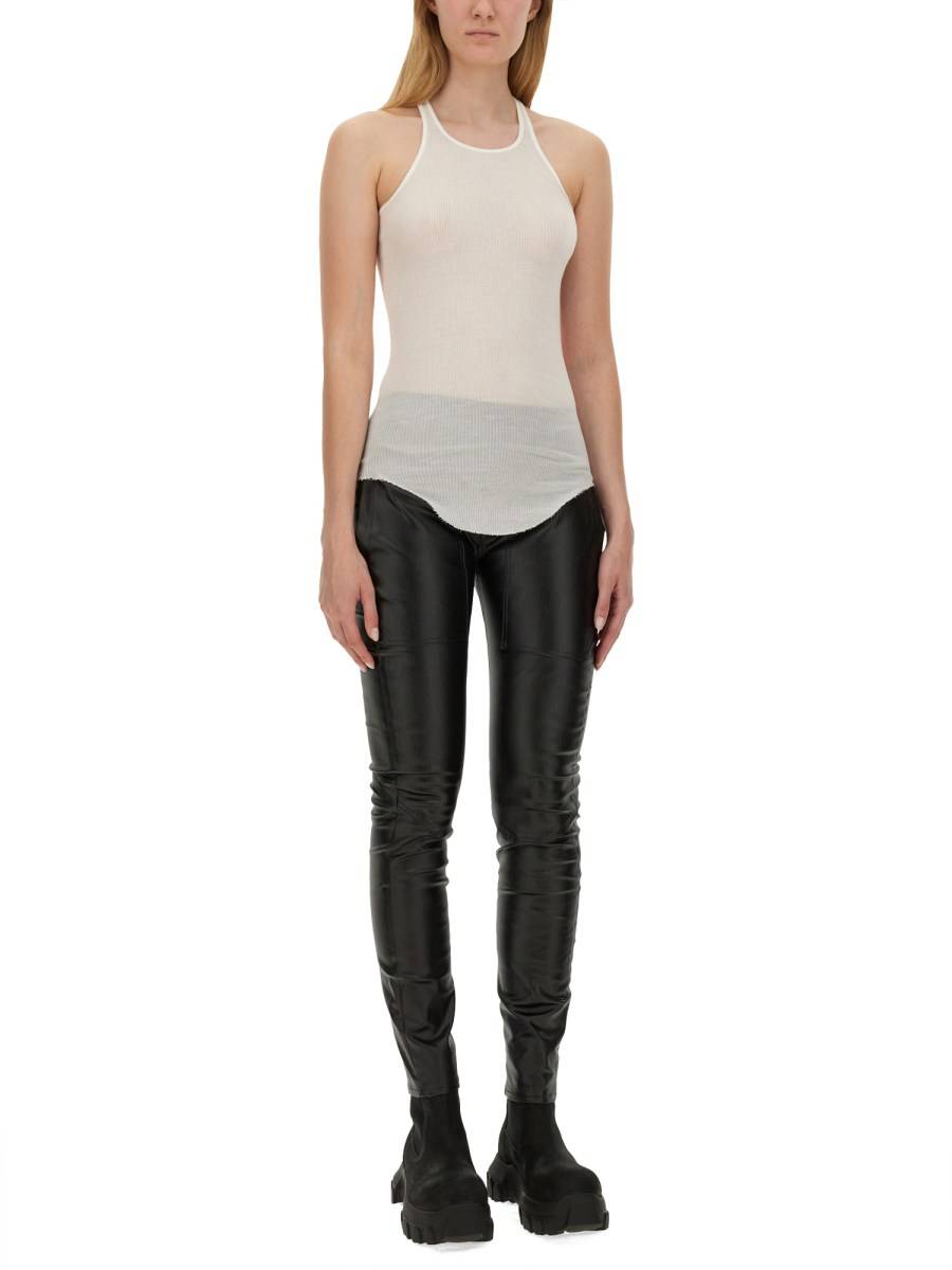 RICK OWENS TANK TOP IN MISTO VISCOSA