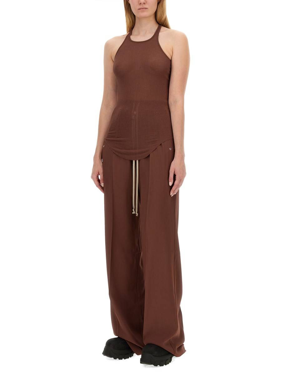RICK OWENS TANK TOP IN MISTO VISCOSA