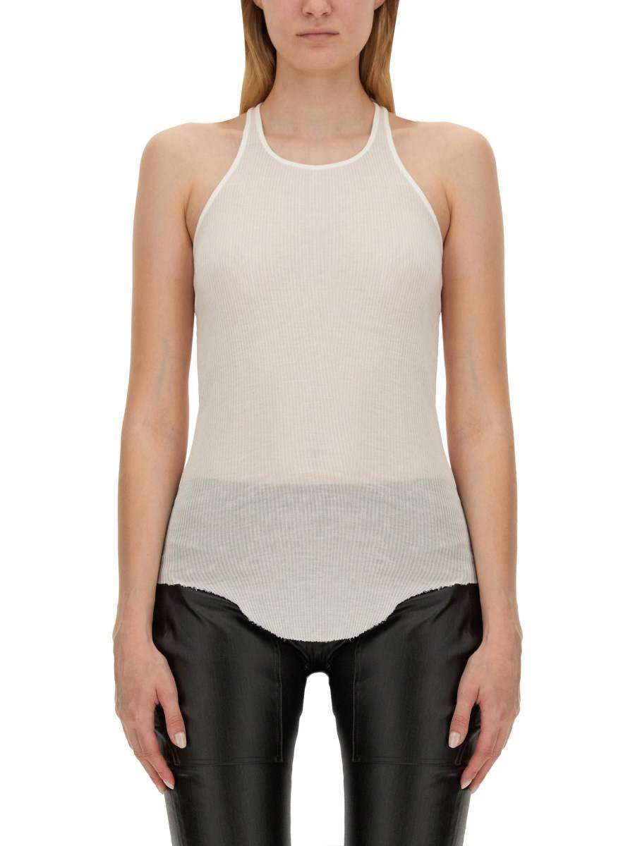 RICK OWENS TANK TOP IN MISTO VISCOSA