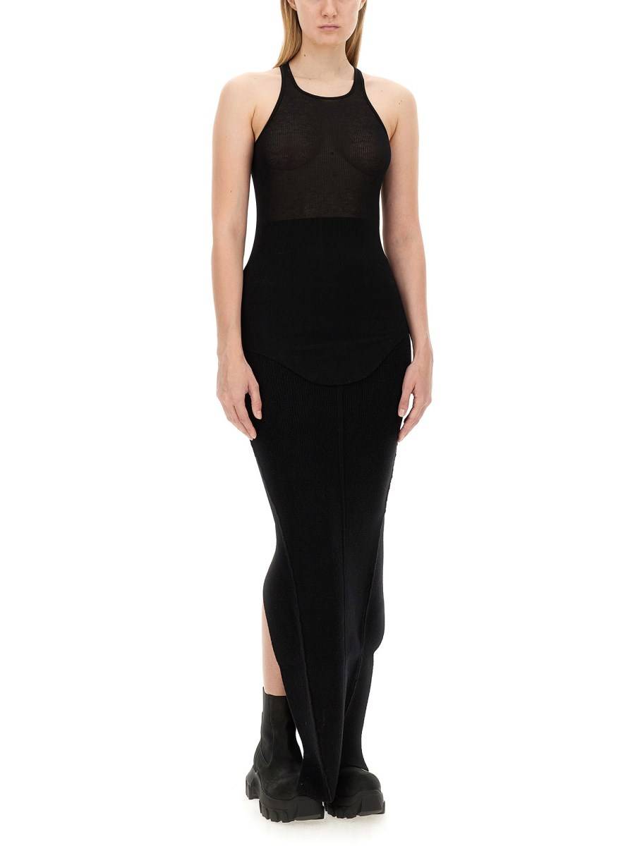 RICK OWENS TANK TOP IN VISCOSA