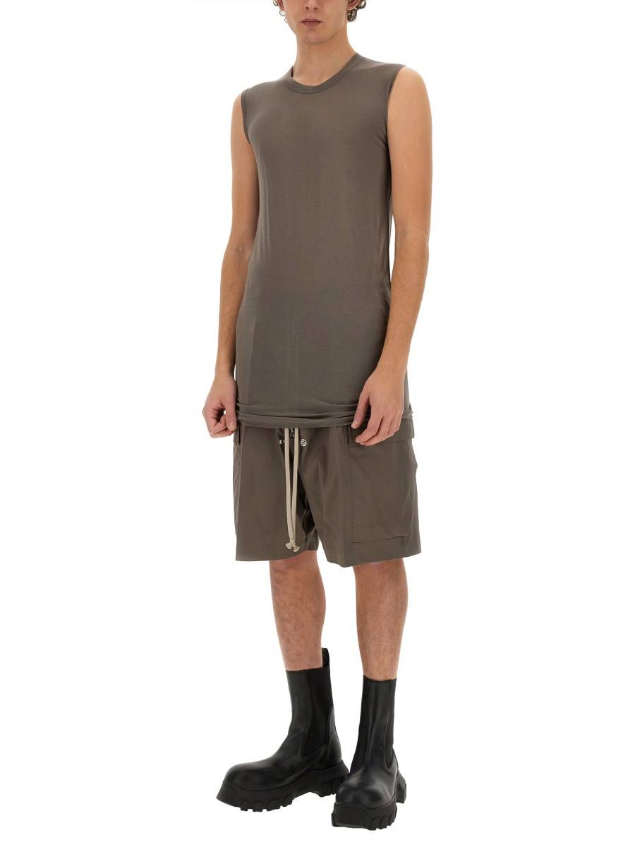 RICK OWENS TOP BASIC IN VISCOSA