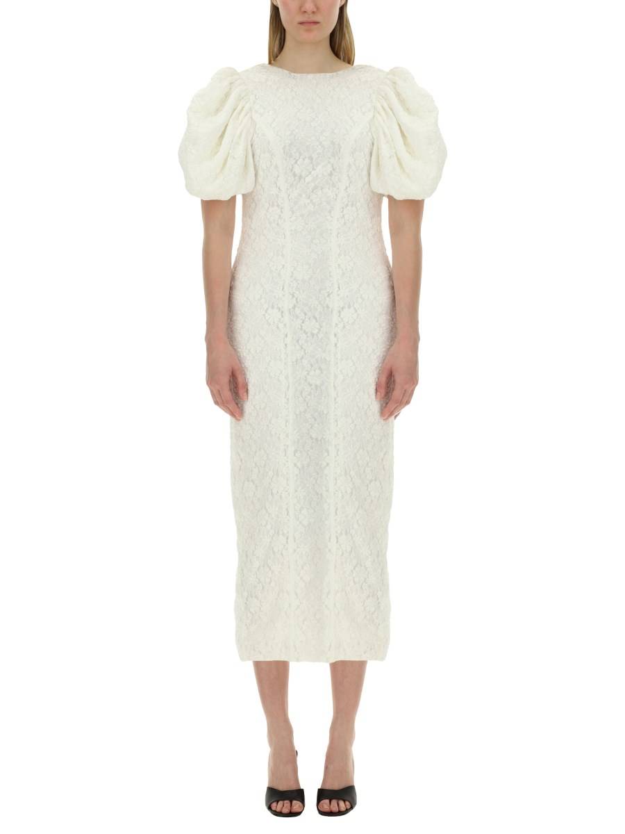 ROTATE BIRGER CHRISTENSEN ABITO MIDI IN PIZZO
