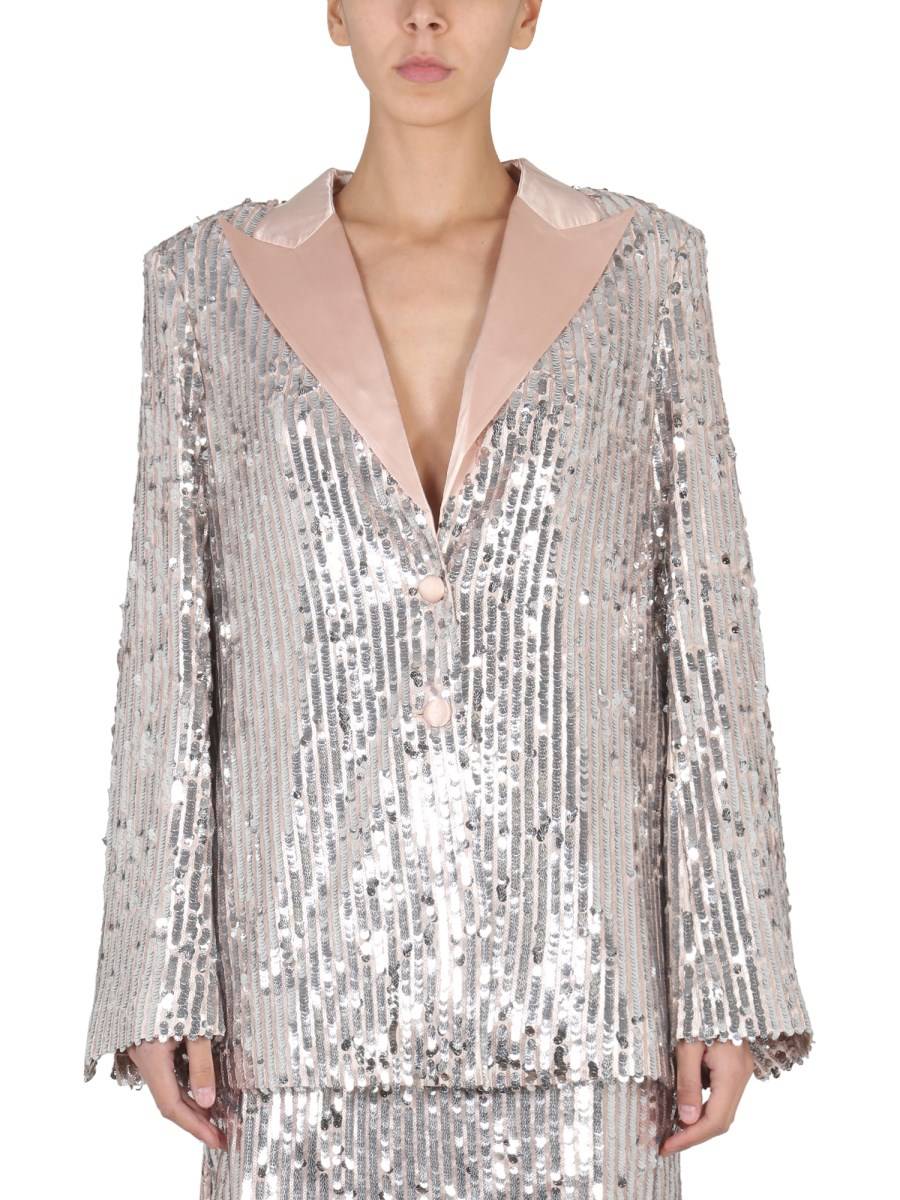 ROTATE BIRGER CHRISTENSEN BLAZER CON PAILLETTES