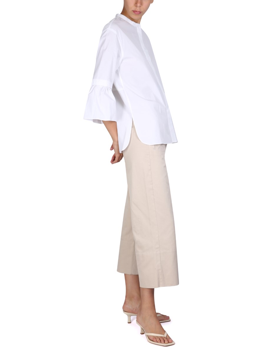 S MAX MARA CAMICIA CURVONE IN COTONE
