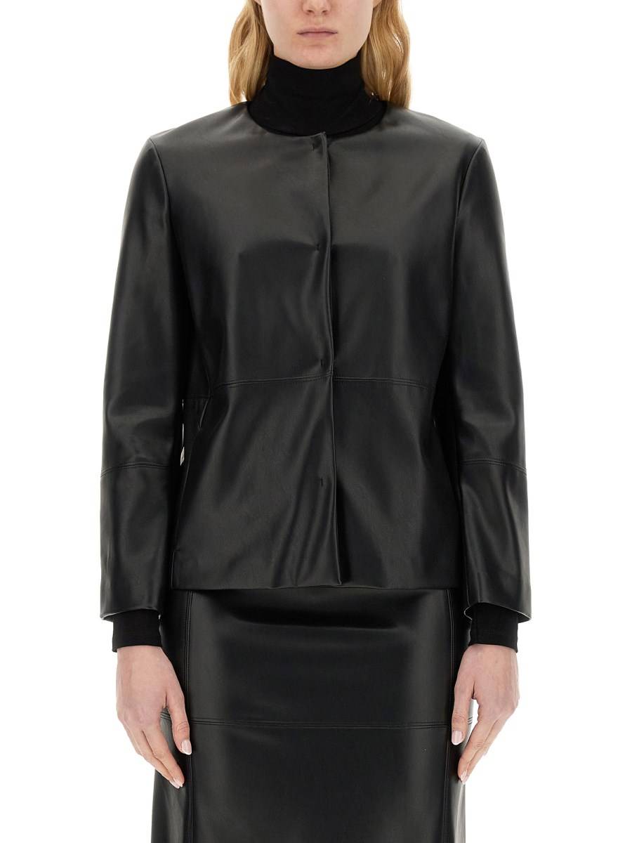 S MAX MARA GIACCA "FESTOSO" IN PELLE