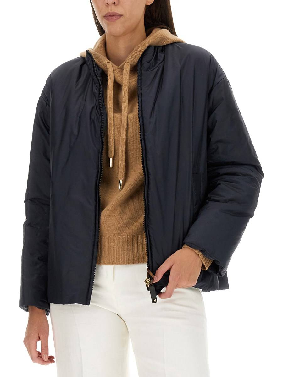 S MAX MARA GIACCA IN TESSUTO TECNICO A COLLO ALTO