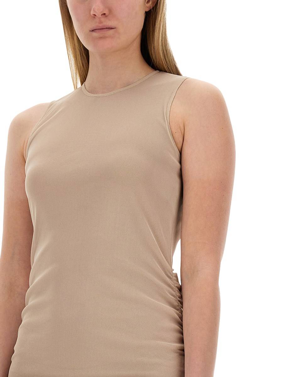 SAINT LAURENT ABITO CANOTTA IN TULLE