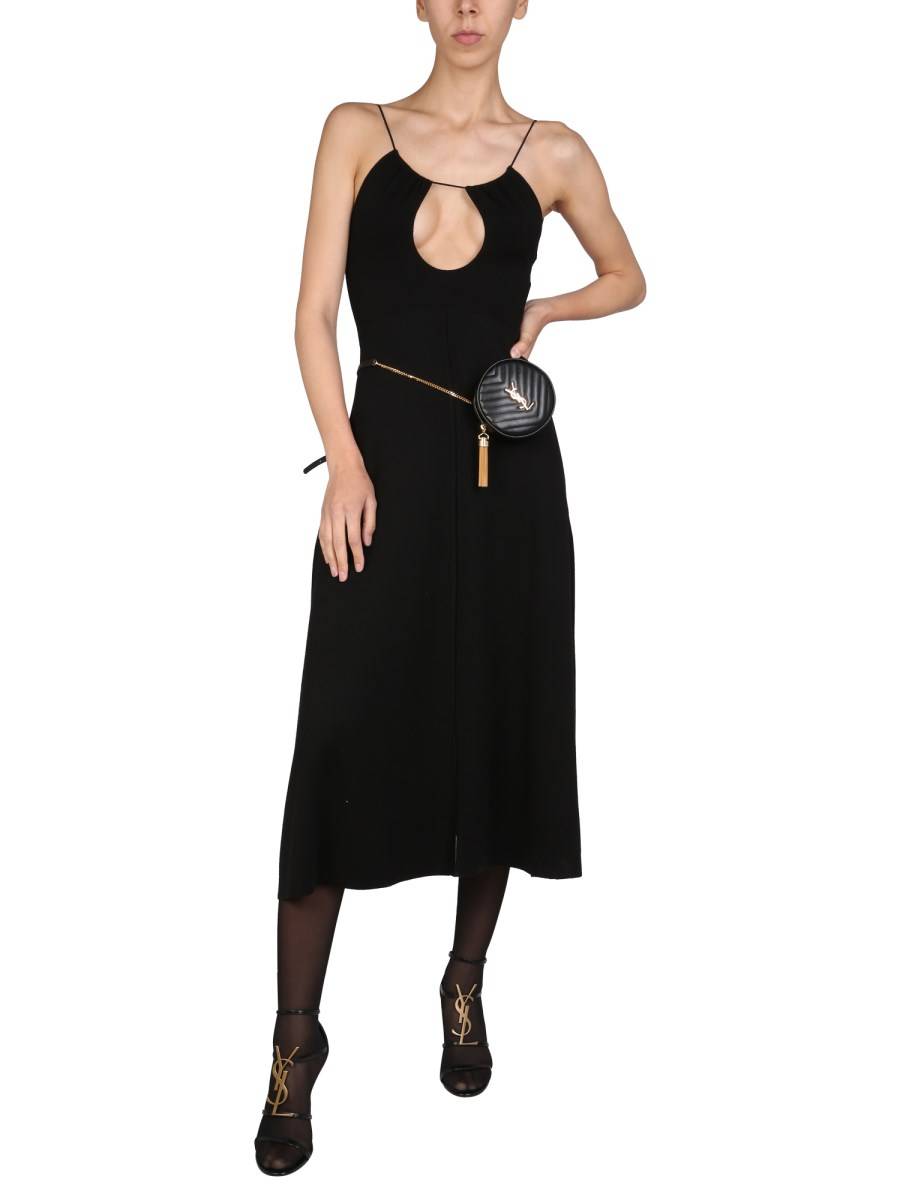 SAINT LAURENT ABITO LUNGO IN LANA