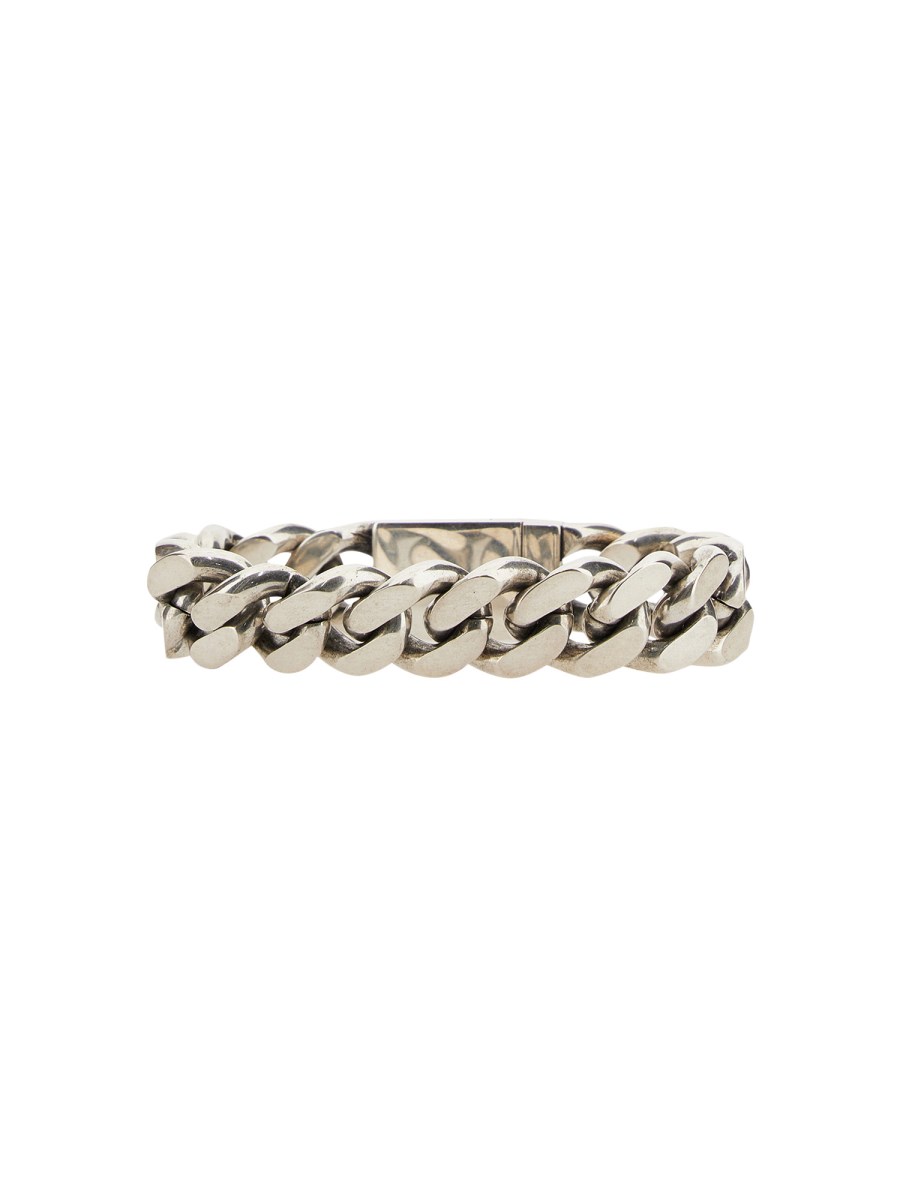 SAINT LAURENT BRACCIALE A CATENA CON LOGO