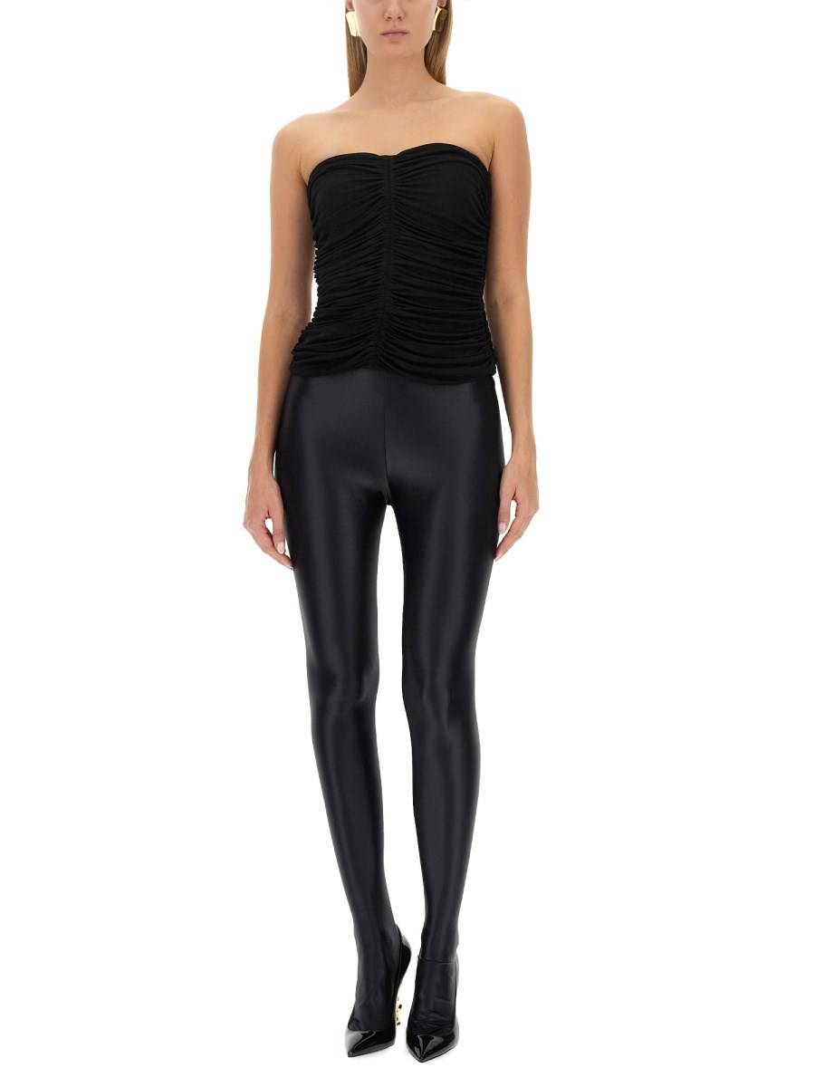 SAINT LAURENT BUSTIER IN JERSEY DI CRÊPE