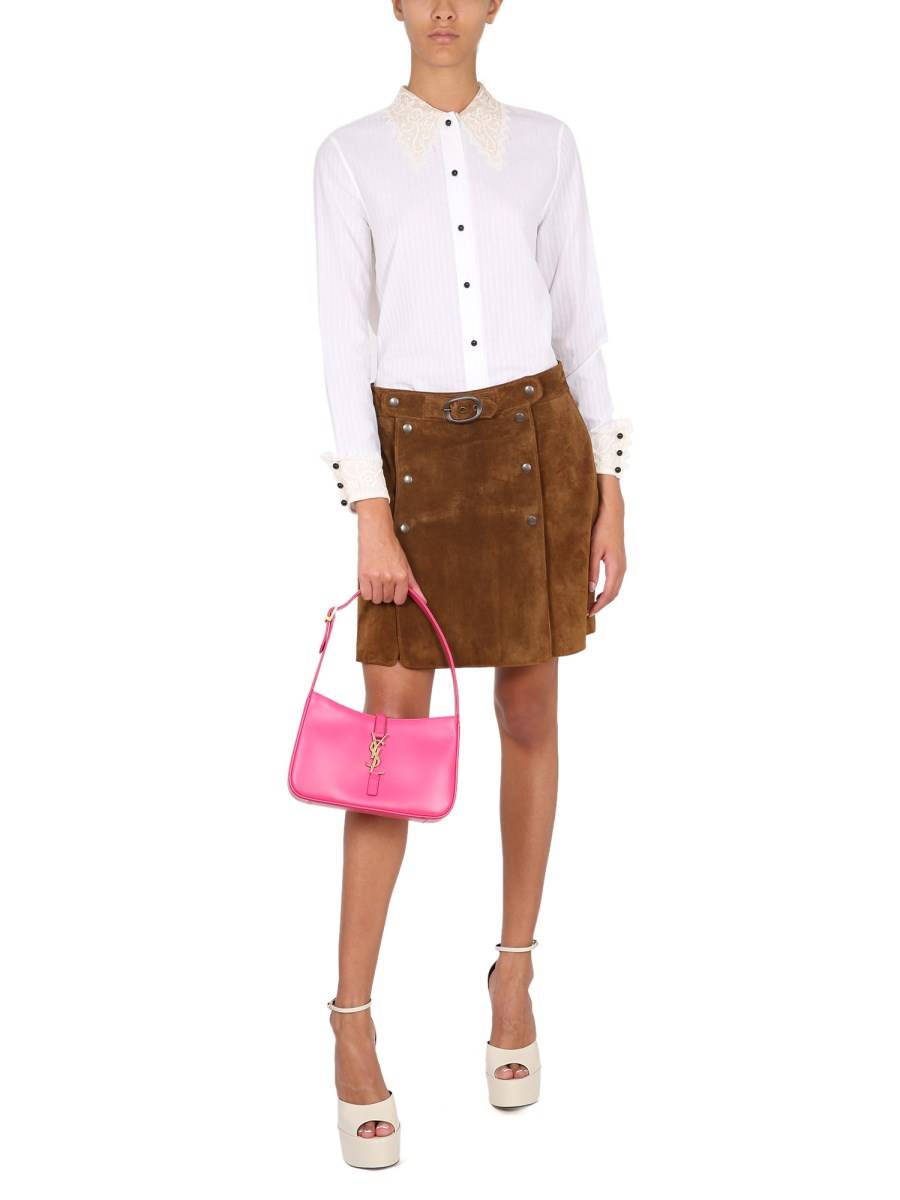 SAINT LAURENT CAMICIA IN COTONE E SETA