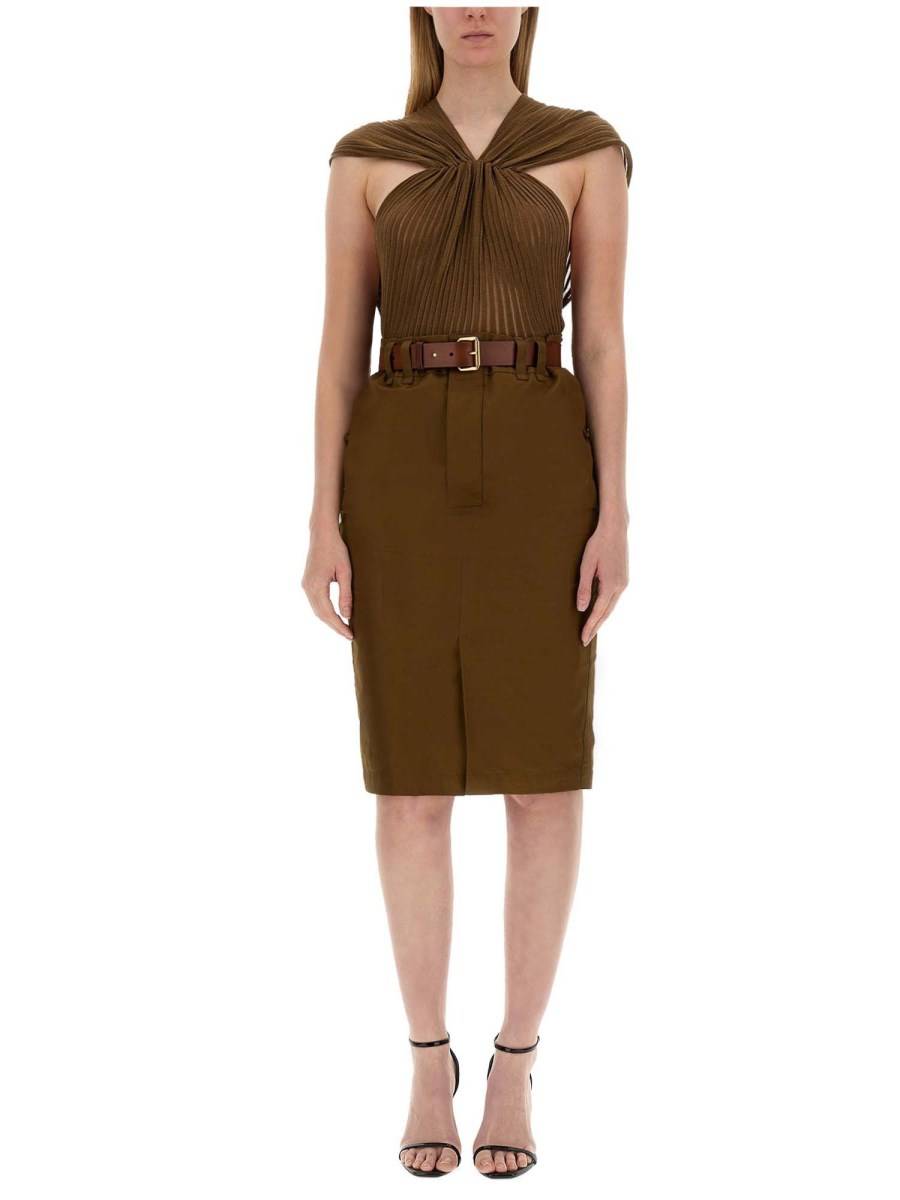 SAINT LAURENT CANOTTA CON INCROCIO