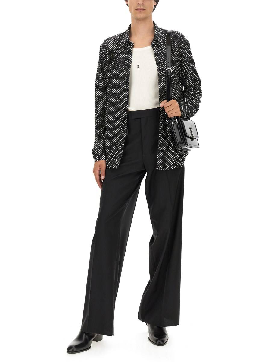 SAINT LAURENT CANOTTIERA CASSANDRE IN COTONE