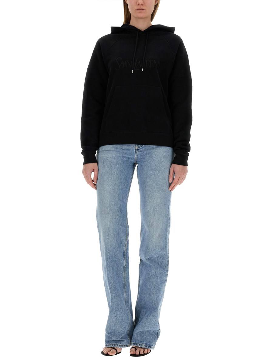 SAINT LAURENT FELPA CON CAPPUCCI