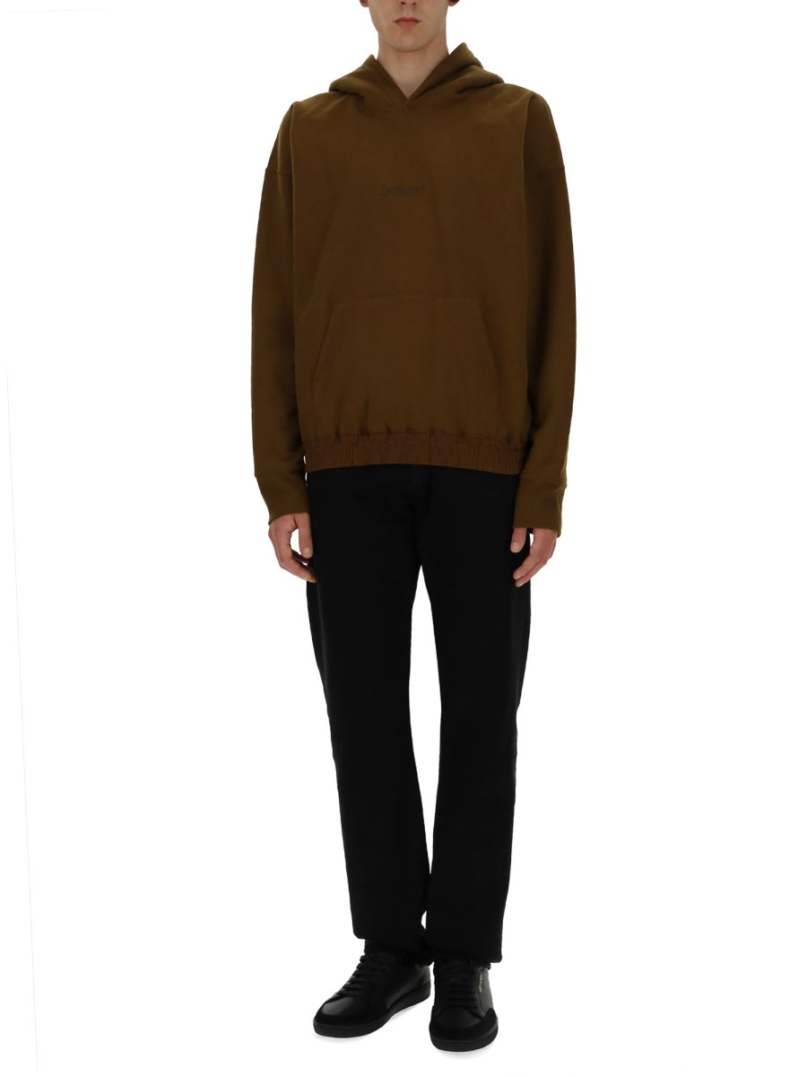 SAINT LAURENT FELPA CON CAPPUCCIO