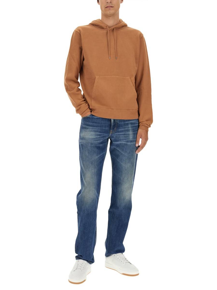 SAINT LAURENT FELPA CON CAPPUCCIO