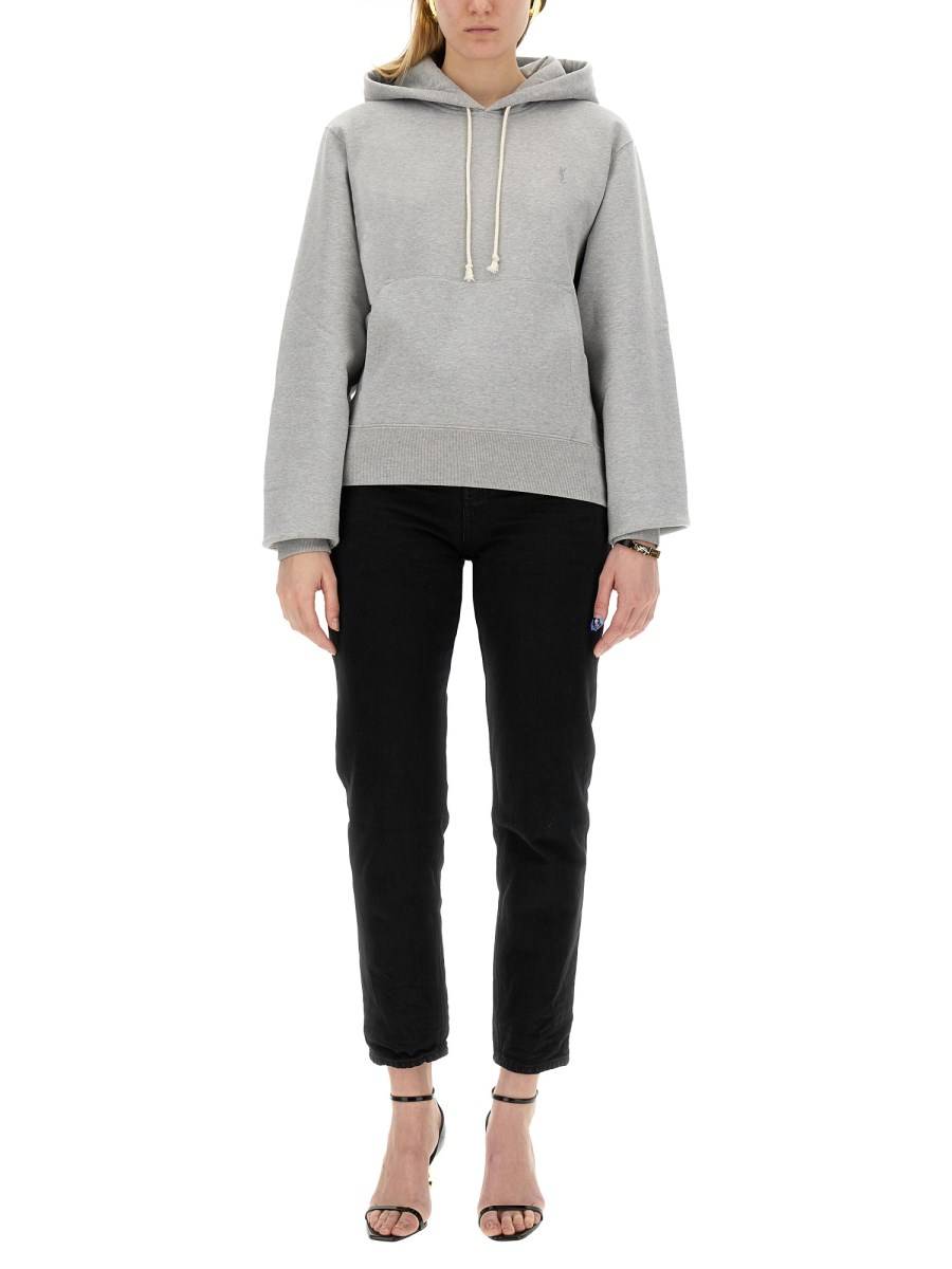 SAINT LAURENT FELPA CON LOGO