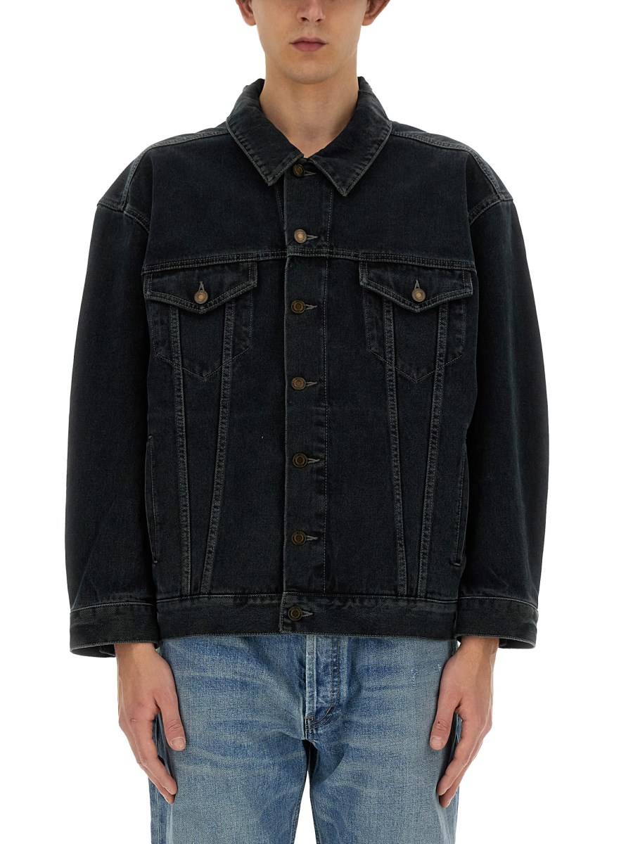 SAINT LAURENT GIACCA DI JEANS OVERSIZE