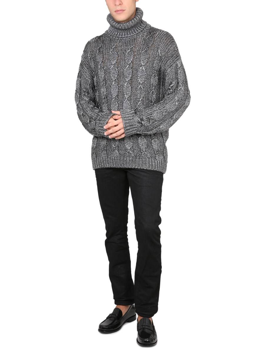 SAINT LAURENT PULLOVER DOLCEVITA IN VISCOSA