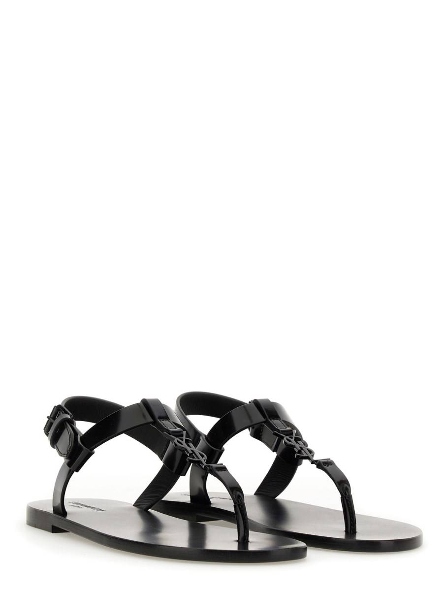SAINT LAURENT SANDALO "CASSANDRE" IN PELLE