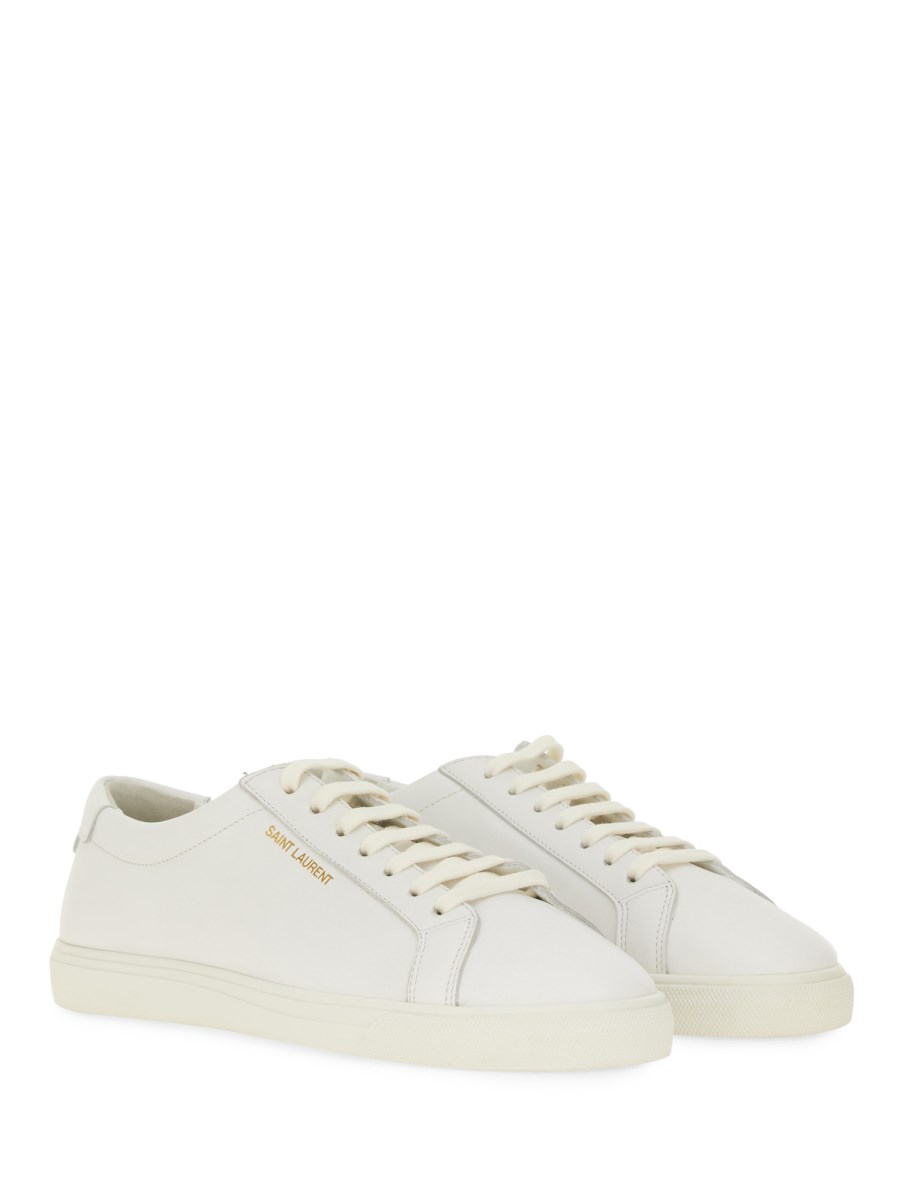 SAINT LAURENT SNEAKERS BASSE ANDY IN PELLE