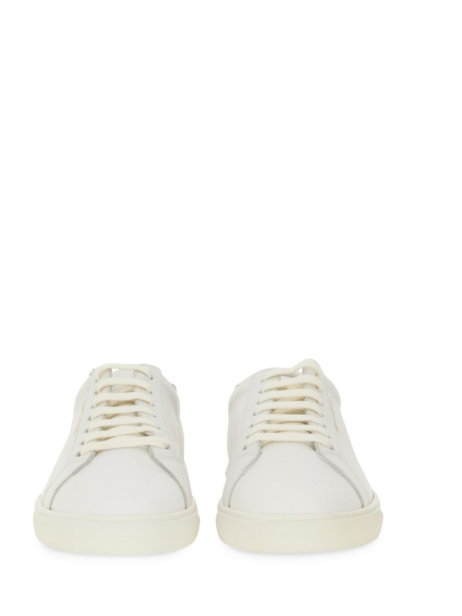 SAINT LAURENT SNEAKERS BASSE ANDY IN PELLE