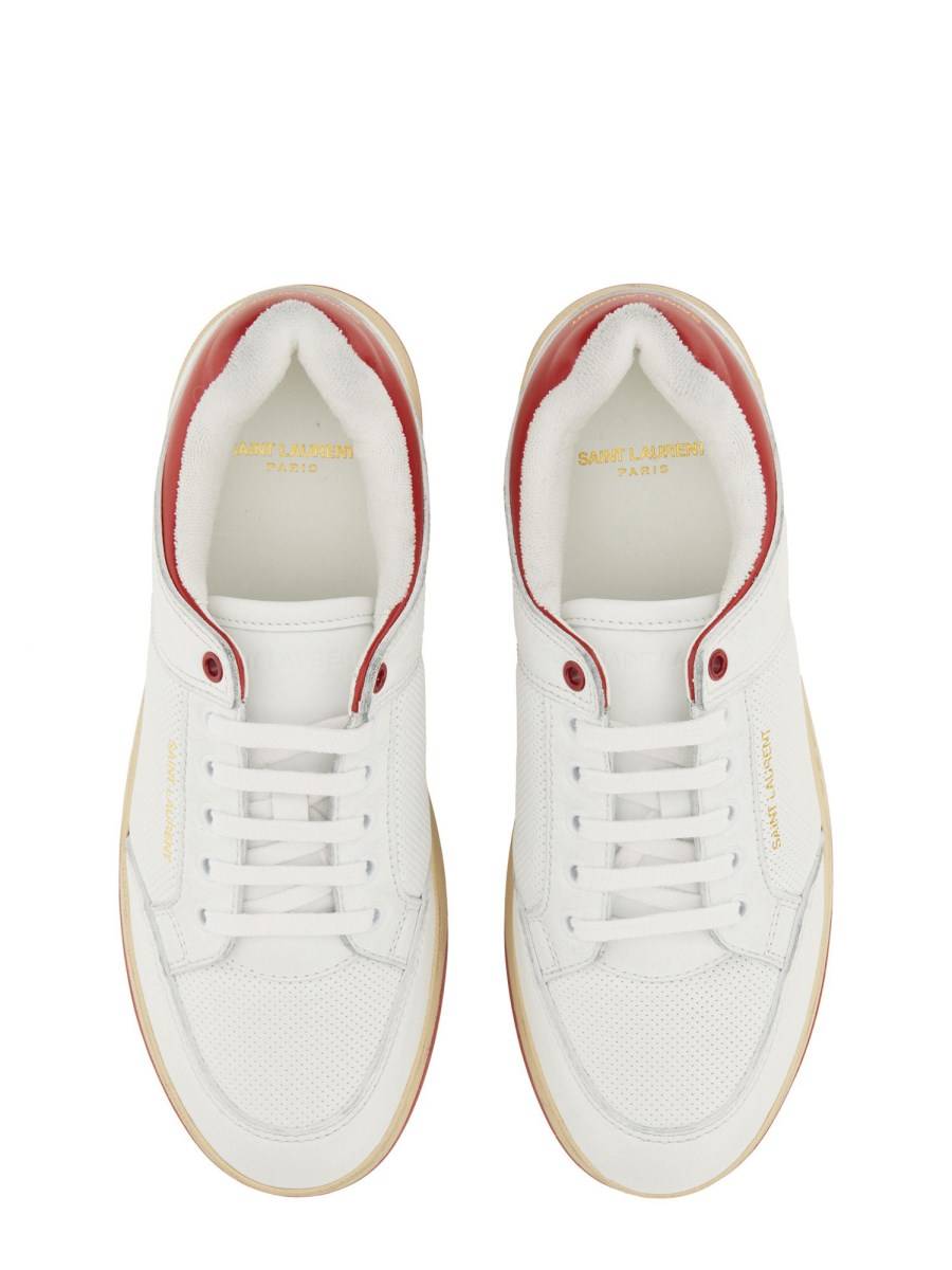 SAINT LAURENT SNEAKERS BASSE "SL/61" IN PELLE