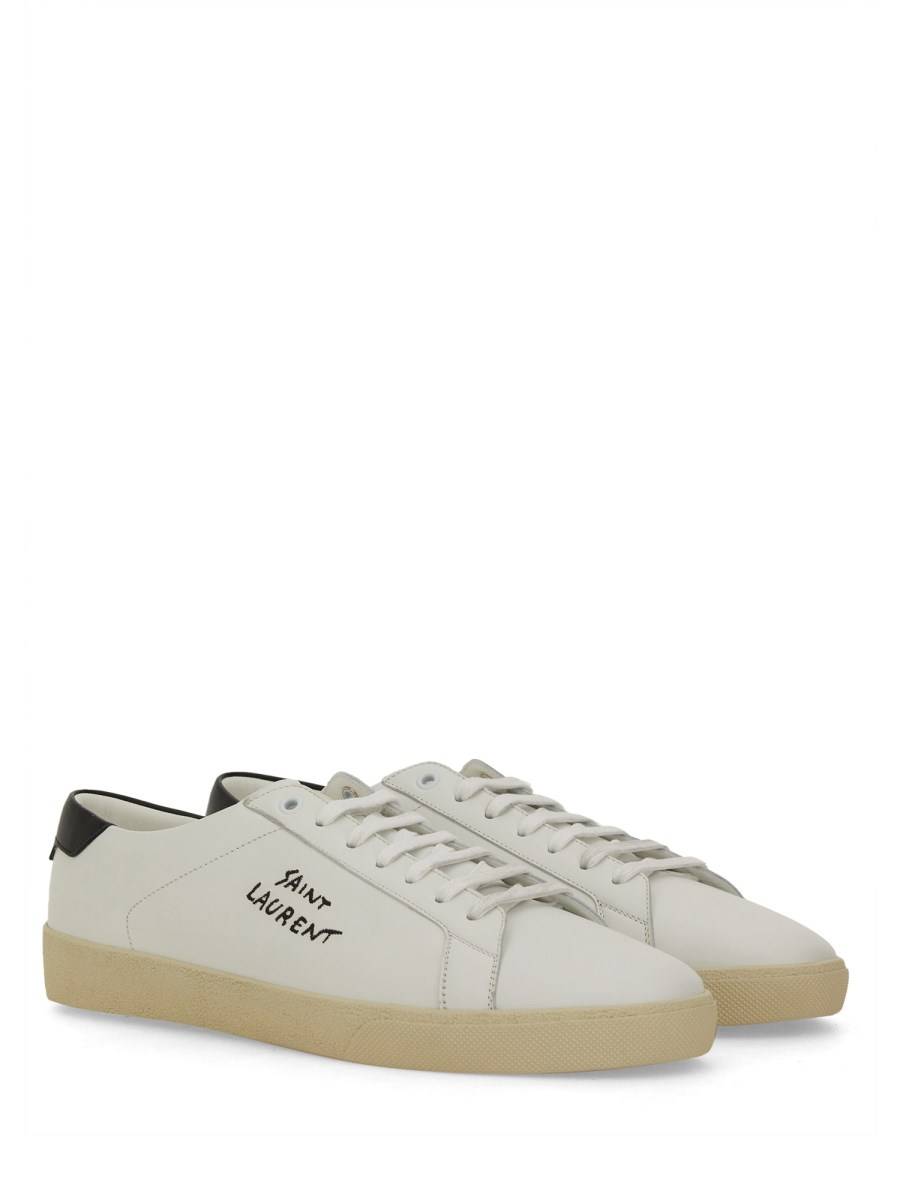 SAINT LAURENT SNEAKERS COURT SL/06 IN PELLE