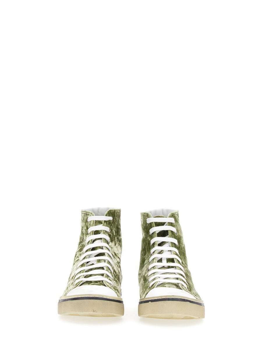SAINT LAURENT SNEAKERS MEDIE MALIBU IN VELLUTO