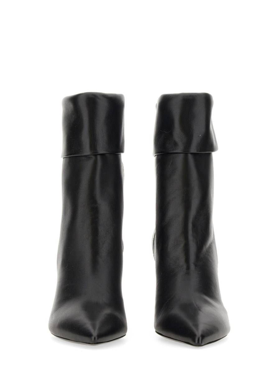 SAINT LAURENT STIVALE NIKI IN PELLE