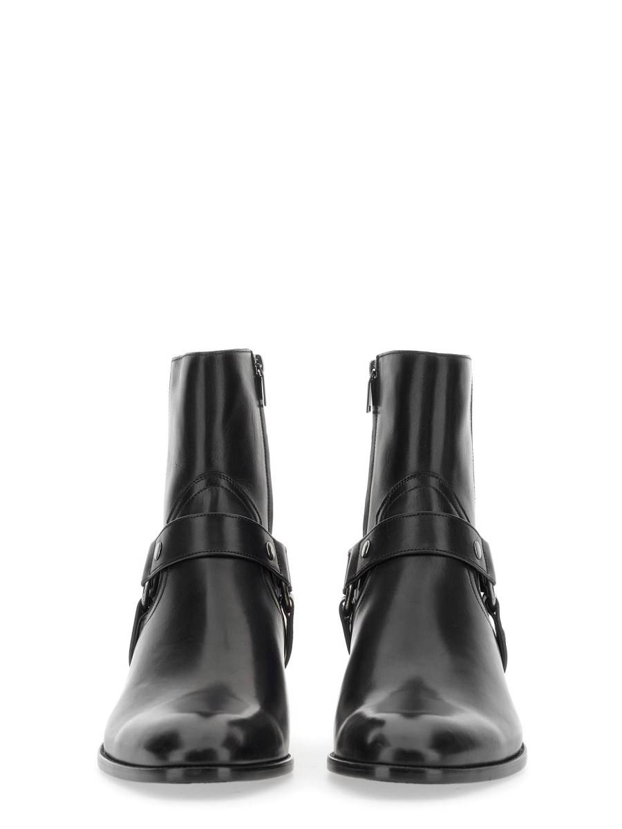 SAINT LAURENT STIVALE WYATT 40 IN PELLE