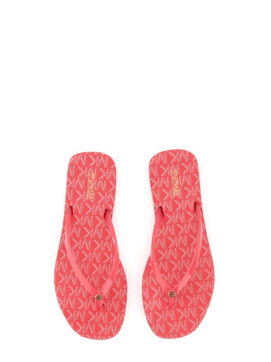 MICHAEL BY MICHAEL KORS SANDALO INFRADITO JINX CON LOGO