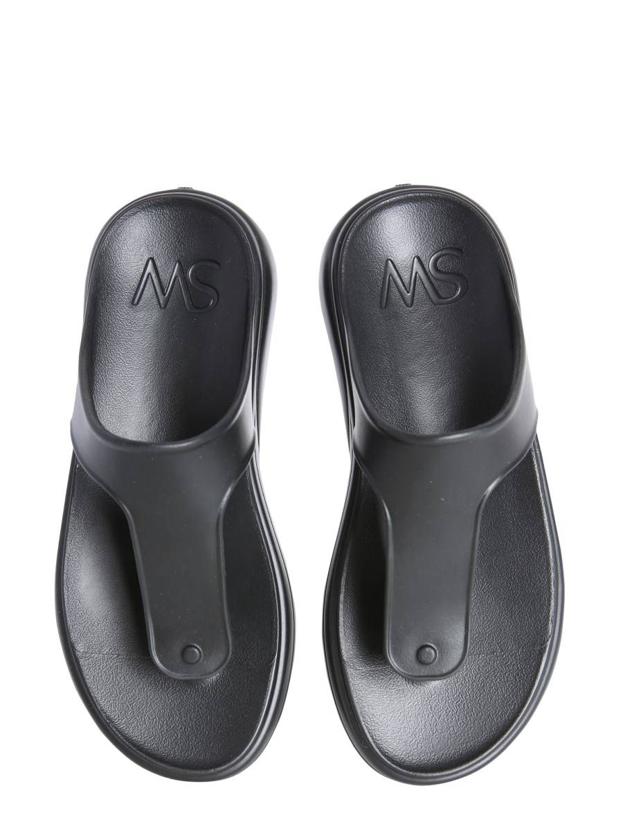 STUART WEITZMAN SANDALO SLIDE STUFLEX T-STRAP IN EVA
