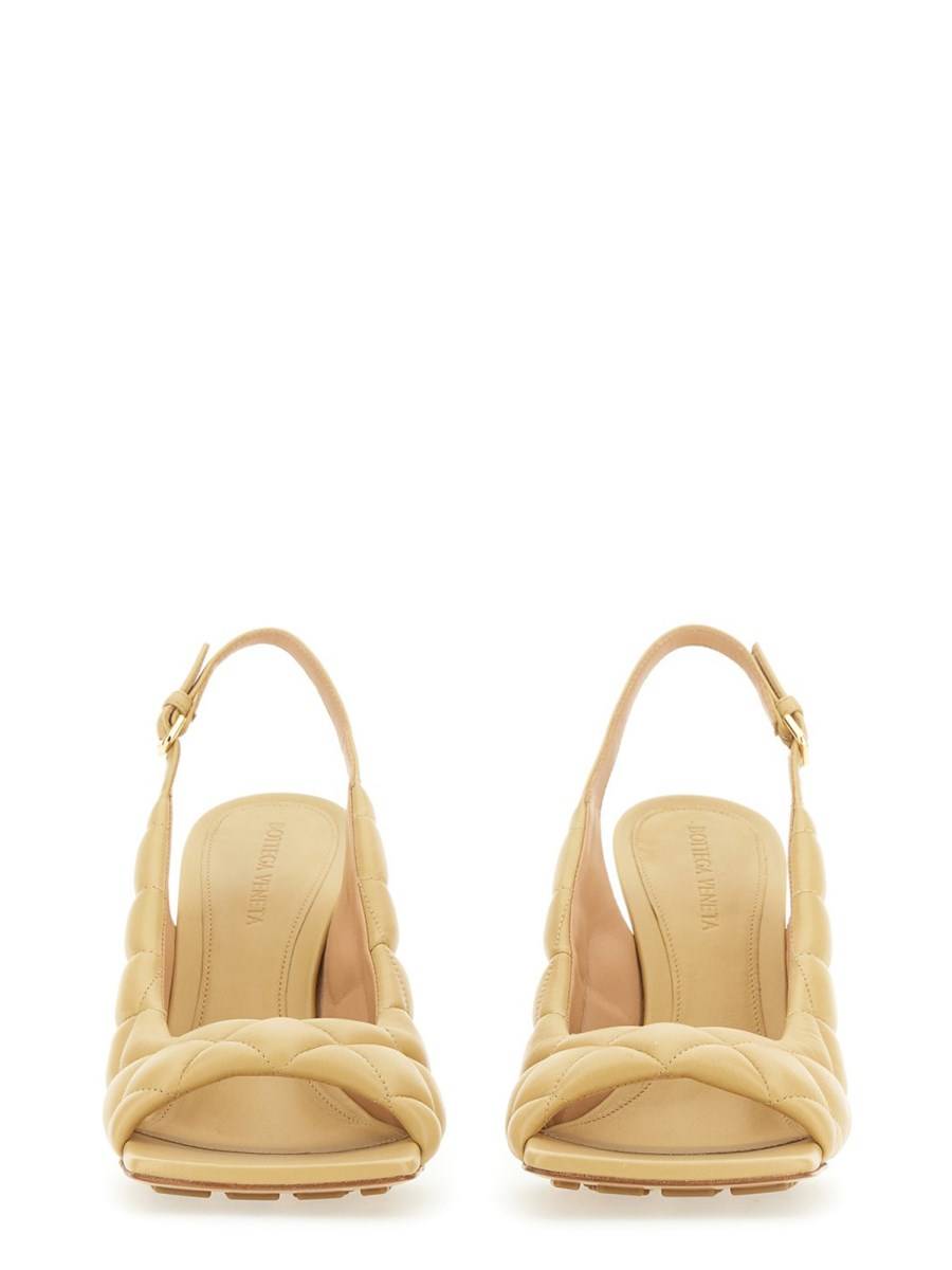 BOTTEGA VENETA SANDALO SLINGBACK PADDED IN PELLE TRAPUNTATA