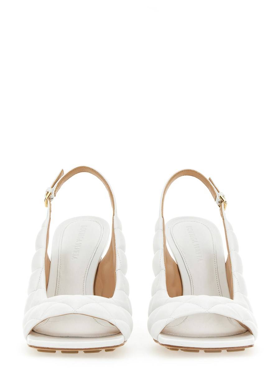 BOTTEGA VENETA SANDALO SLINGBACK PADDED IN PELLE TRAPUNTATA
