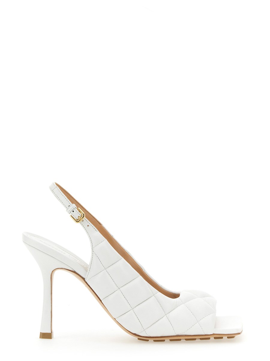 BOTTEGA VENETA SANDALO SLINGBACK PADDED IN PELLE TRAPUNTATA