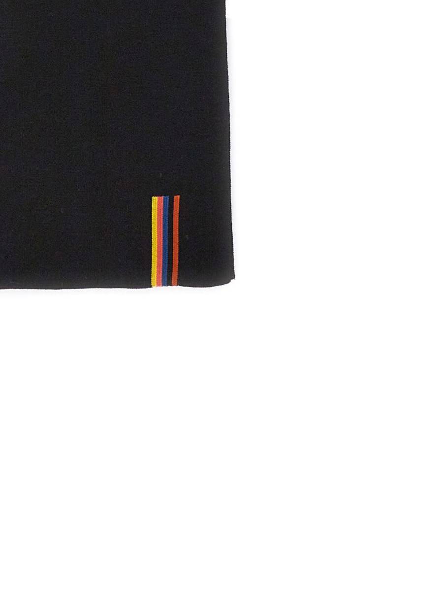 PAUL SMITH SCIARPA IN LANA MERINO CON DETTAGLIO ARTIST STRIPE