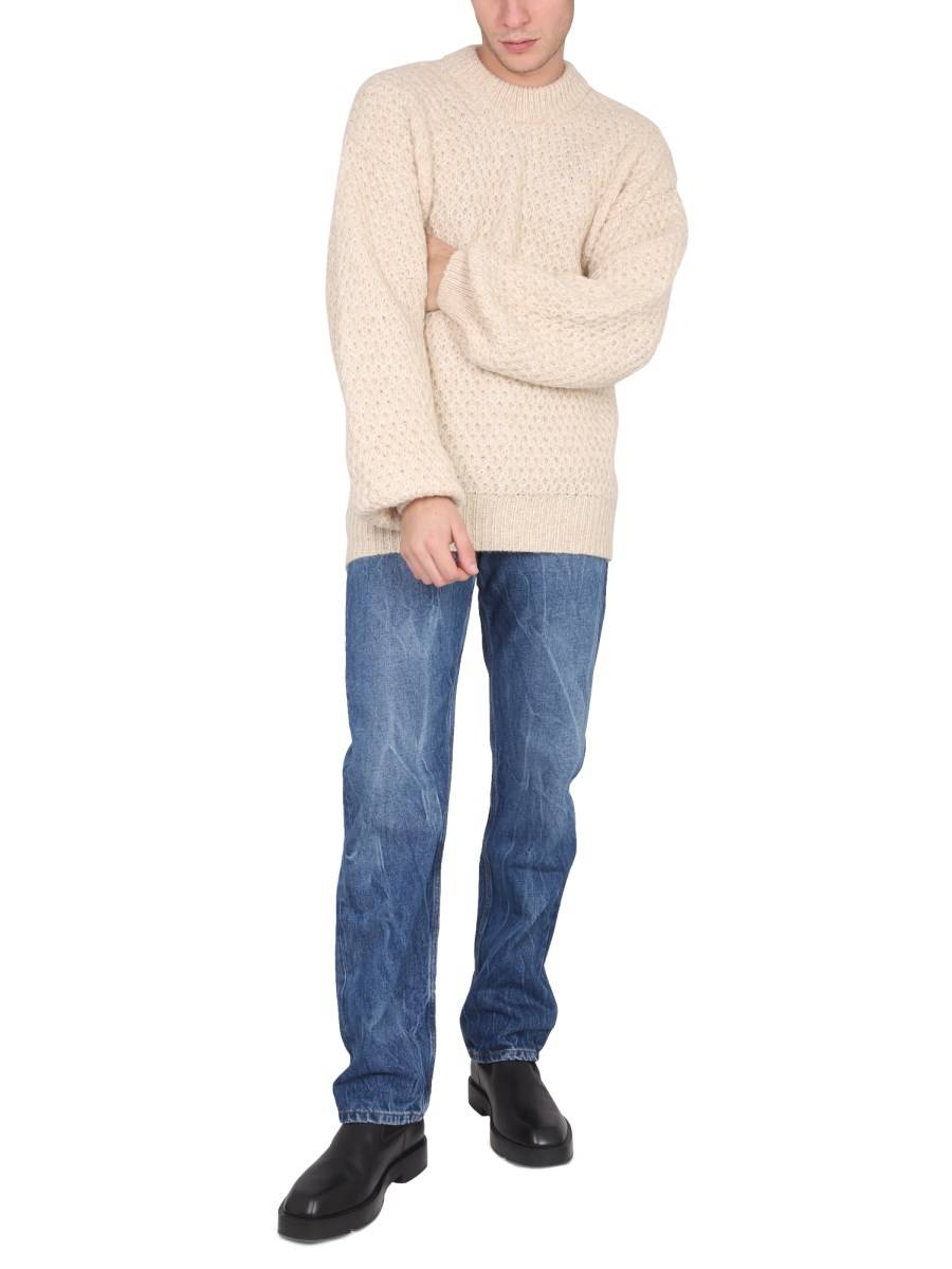 SÉFR JEANS REGULAR FIT IN DENIM DI COTONE